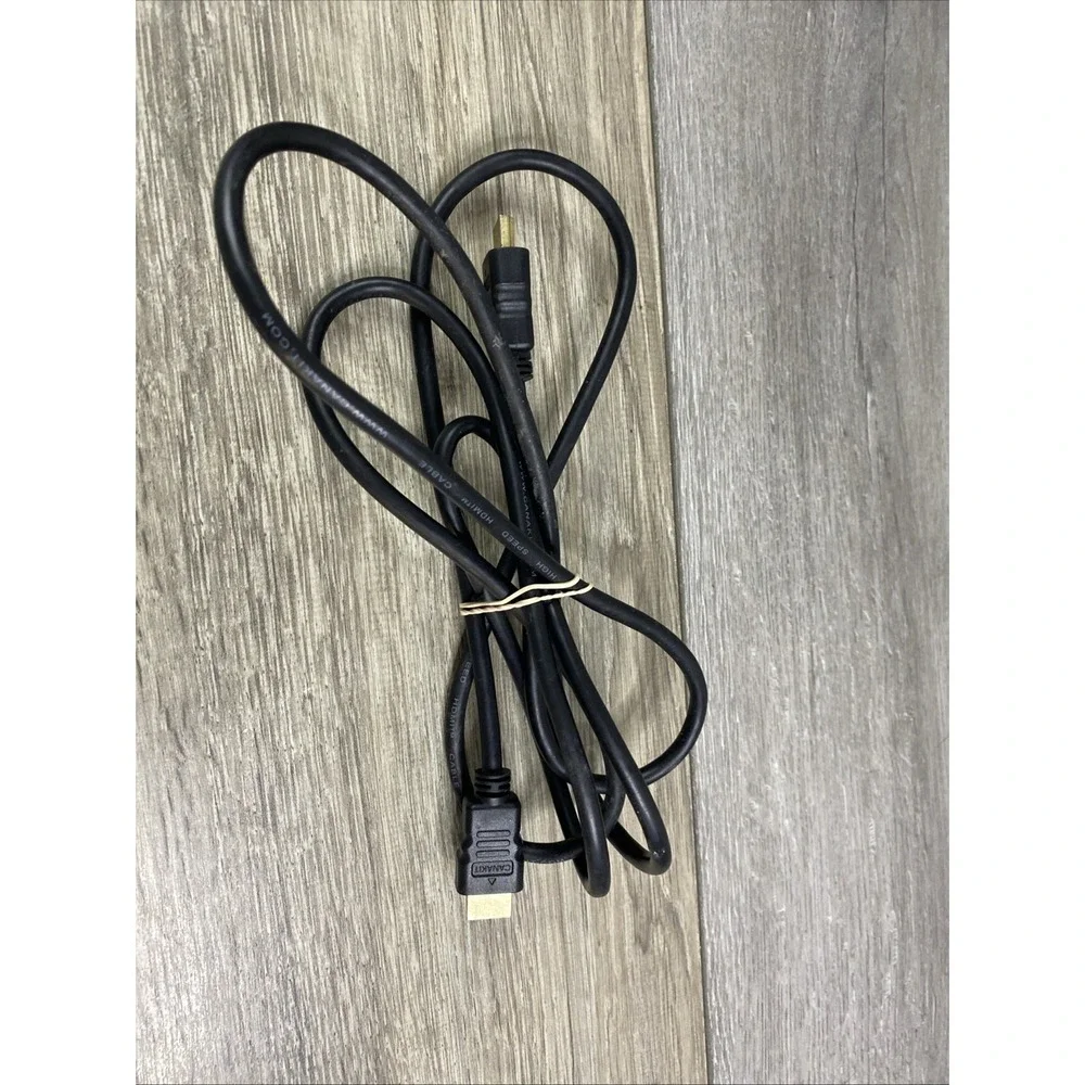 6 ft High-Speed HDMI Cable PVC Black Cord Electronic‎ Cord